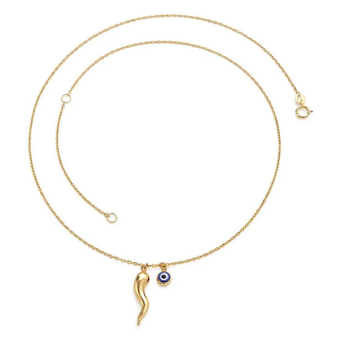 Corno x Mati Necklace | 9CT Yellow Gold