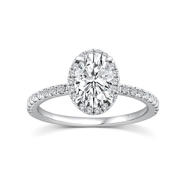 1.25ct Lab Grown Diamond Ring in 9K White Gold