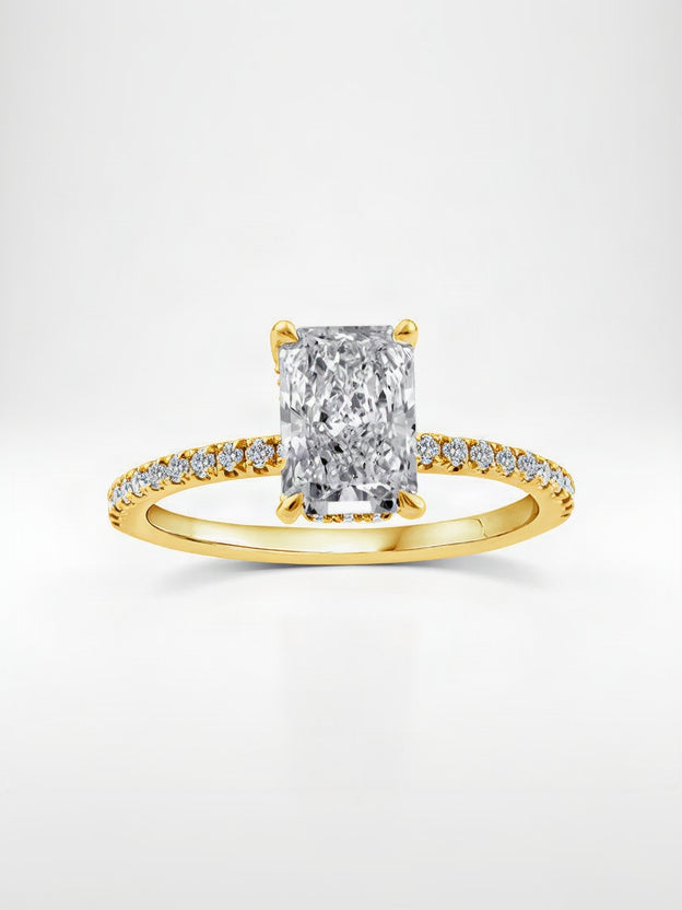 1.75ct Lab Grown Diamond Ring in 9K Yellow Gold