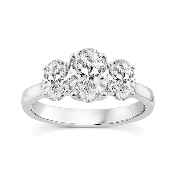2.00ct Lab Grown Diamond Ring in 9K White Gold