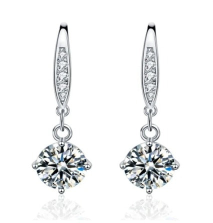 Angela 2CT Drop Earrings