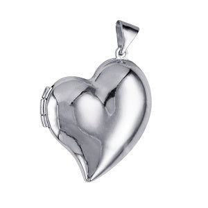 P36 β S/S Asymmetrical Heart Locket