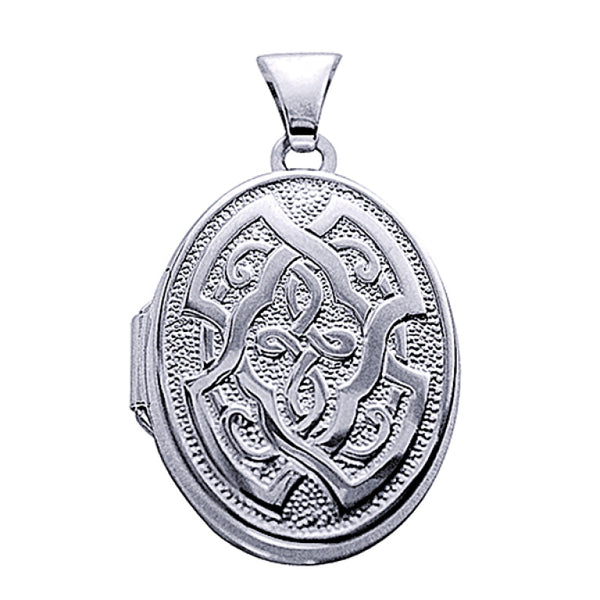 P21 β S/S Oval Celtic Locket $375
