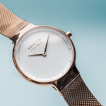 Bering Max René Polished Rose Gold Watch