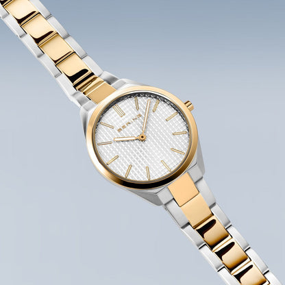 Bering Ladies Ultra Slim Two Tone Watch