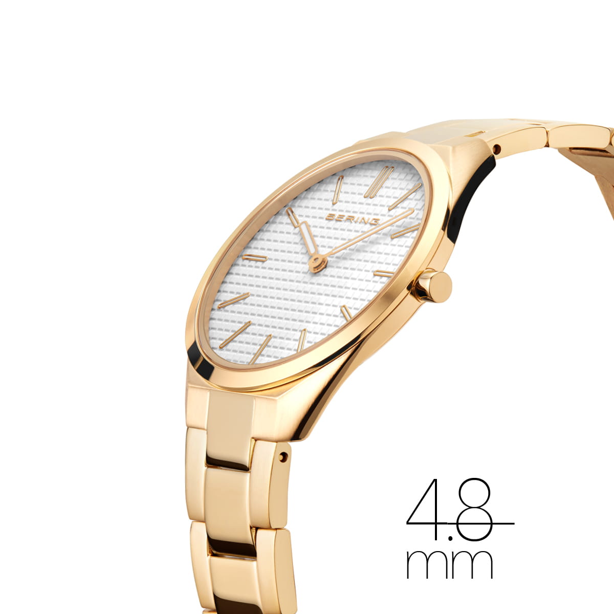 Bering Ladies Ultra Slim Gold Watch