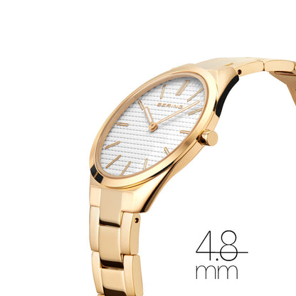 Bering Ladies Ultra Slim Gold Watch