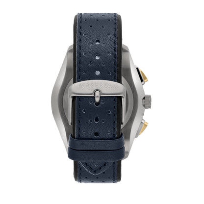 Maserati Traguardo Hybrid Navy Blue Smartwatch