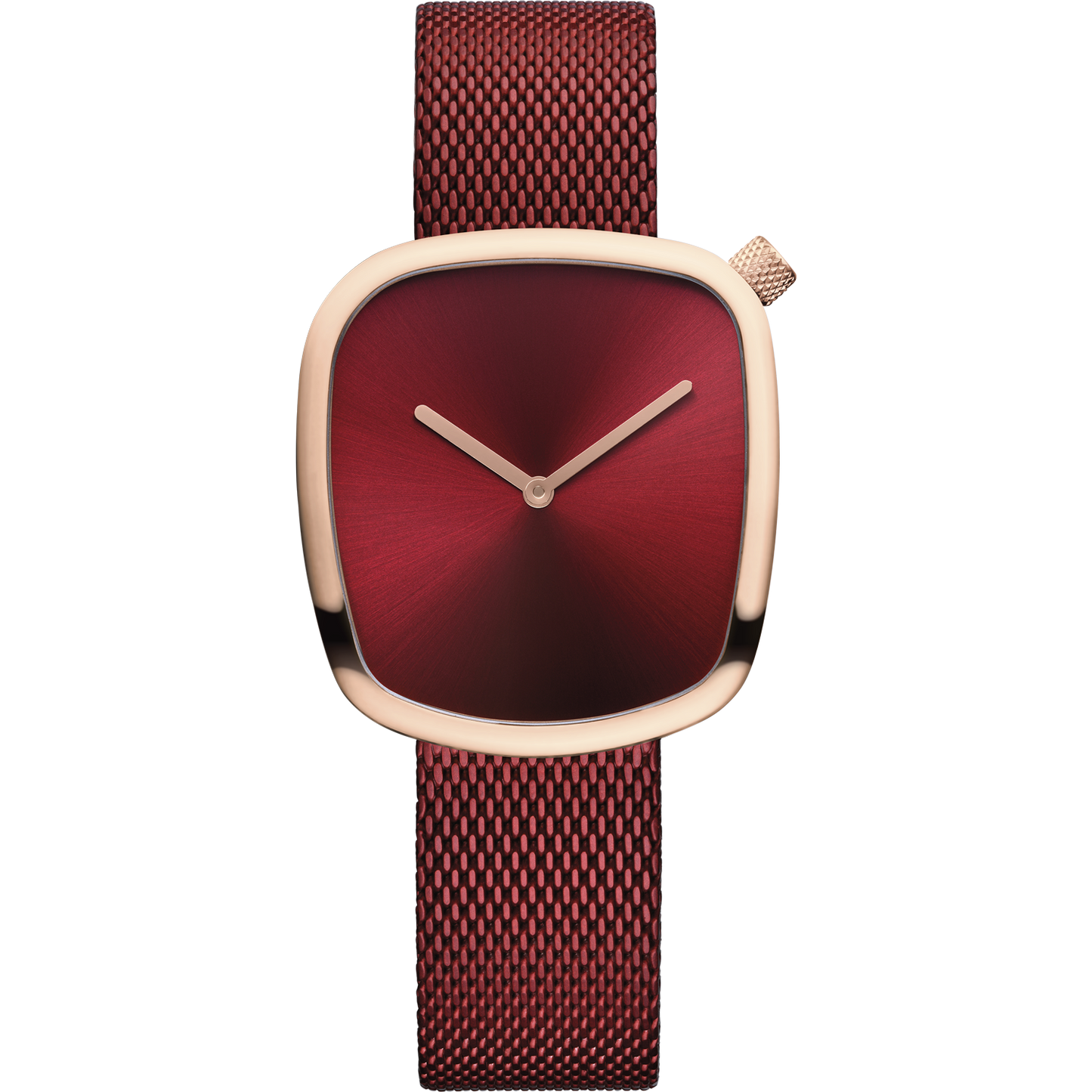 Bering Ladies Pebble Red Watch