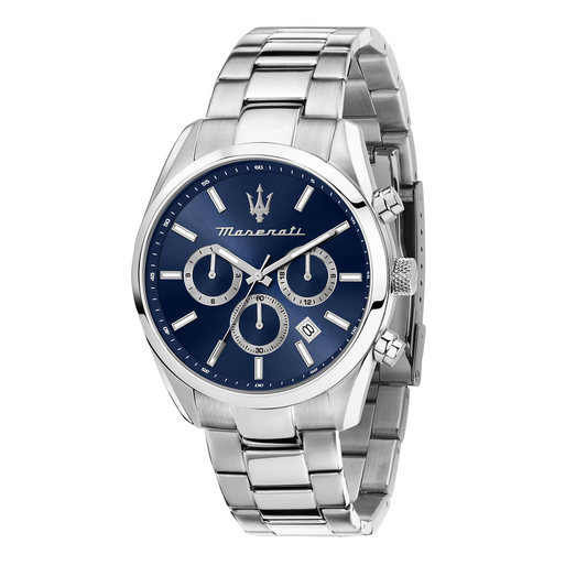 Maserati Attrazione 43mm Stainless Steel Chronograph Watch