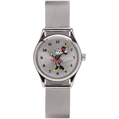 Disney Petite Minnie Silver Milanese Mesh Watch