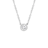 Yara 0.15ct Lab Grown Diamond Necklace | 9CT Yellow/White Gold