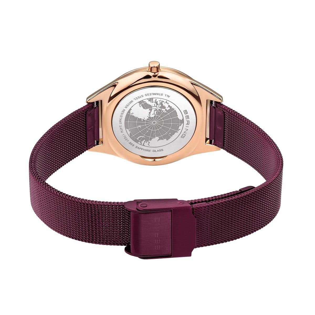 Bering Ladies Ultra Slim Purple Watch