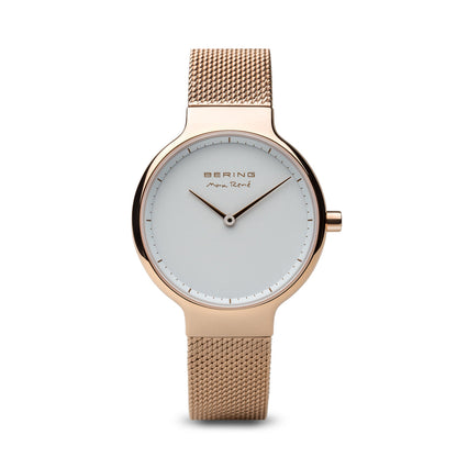 Bering Max René Polished Rose Gold Watch