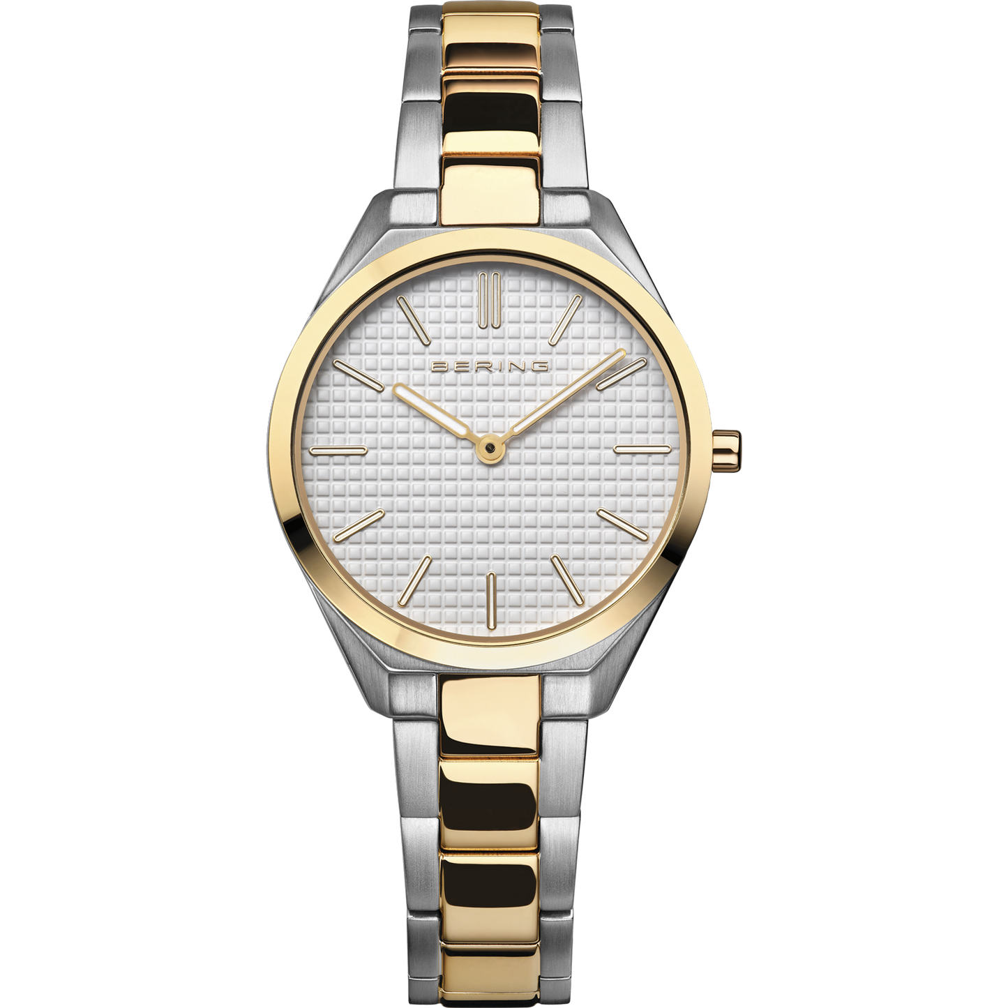 Bering Ladies Ultra Slim Two Tone Watch