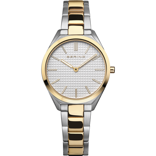 Bering Ladies Ultra Slim Two Tone Watch