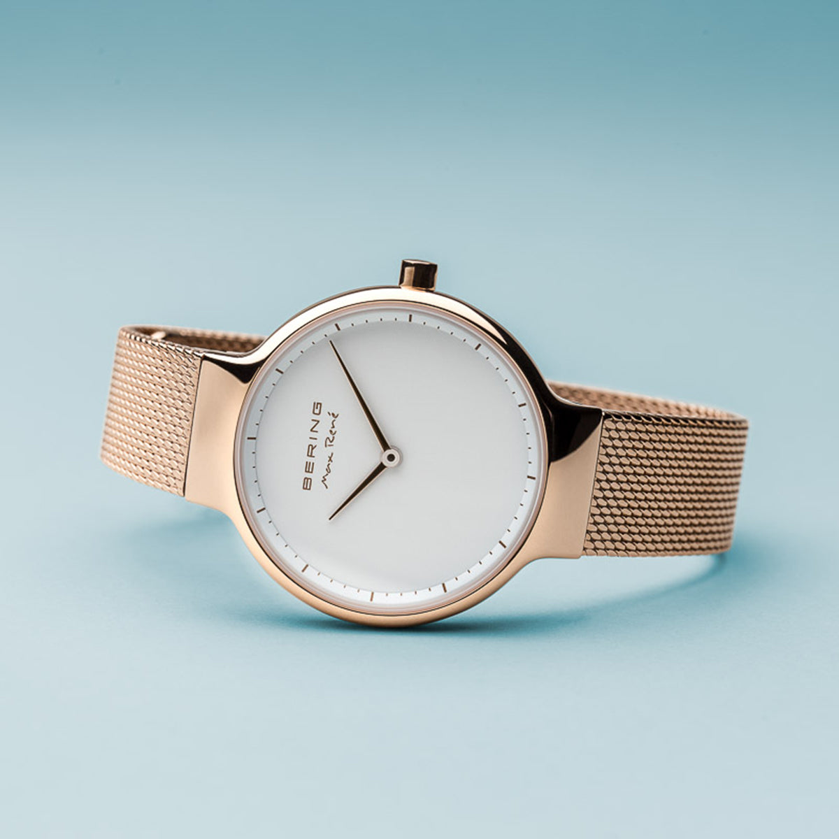 Bering Max René Polished Rose Gold Watch