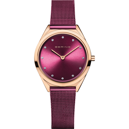 Bering Ladies Ultra Slim Purple Watch