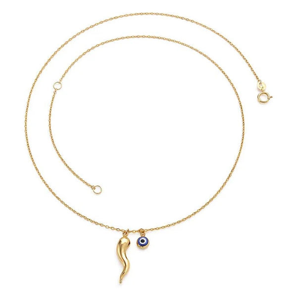 Corno x Mati Necklace | 9CT Yellow Gold