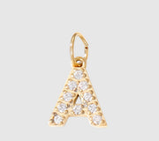 18K Yellow Gold Plated Initial Pendant Necklace