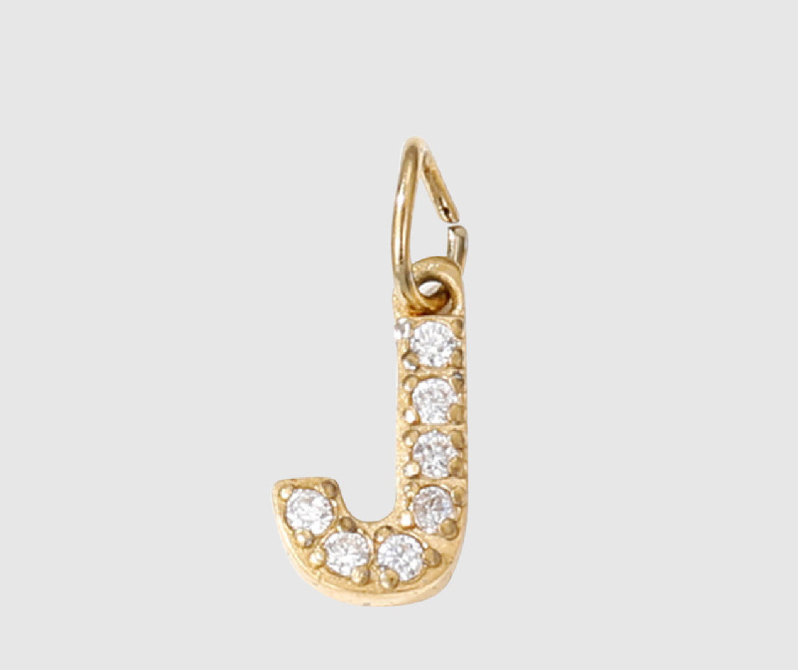 18K Yellow Gold Plated Initial Pendant Necklace