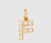 18K Yellow Gold Plated Initial Pendant Necklace