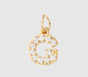 18K Yellow Gold Plated Initial Pendant Necklace