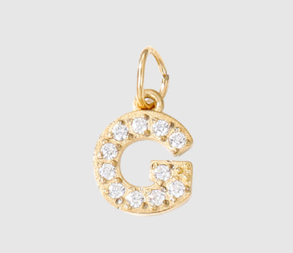 18K Yellow Gold Plated Initial Pendant Necklace