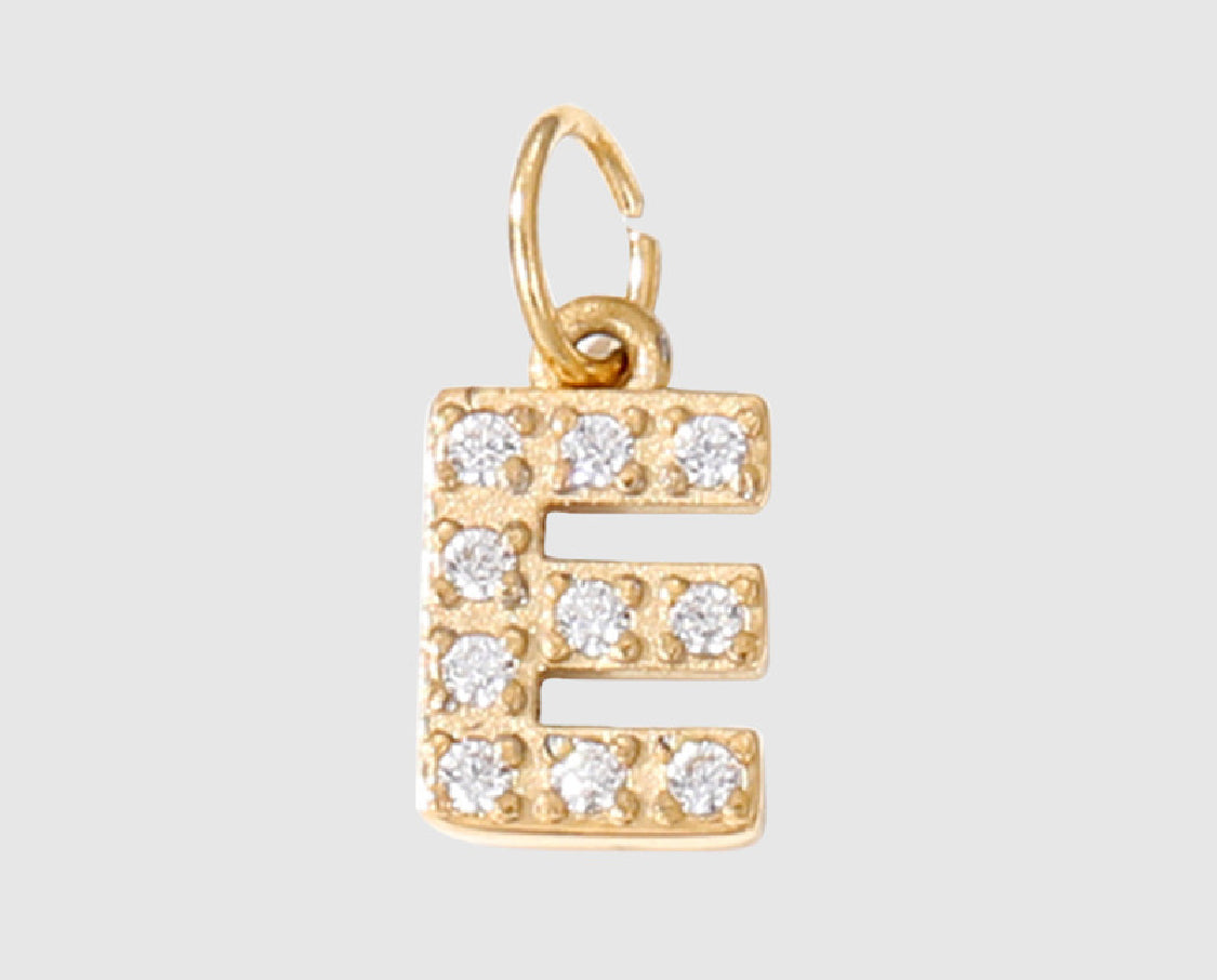 18K Yellow Gold Plated Initial Pendant Necklace