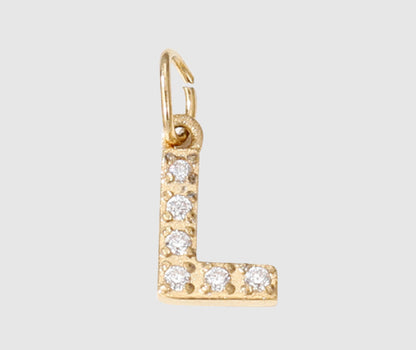 18K Yellow Gold Plated Initial Pendant Necklace