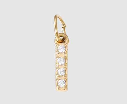 18K Yellow Gold Plated Initial Pendant Necklace
