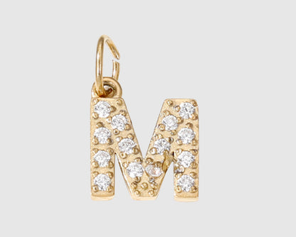 18K Yellow Gold Plated Initial Pendant Necklace