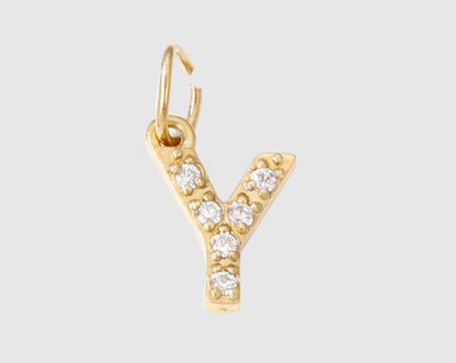 18K Yellow Gold Plated Initial Pendant Necklace