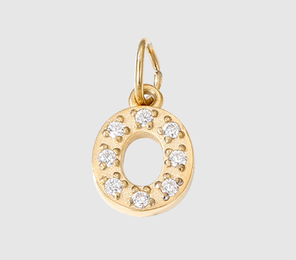 18K Yellow Gold Plated Initial Pendant Necklace