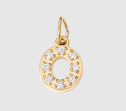 18K Yellow Gold Plated Initial Pendant Necklace