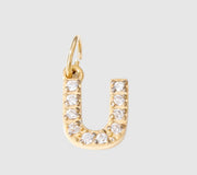 18K Yellow Gold Plated Initial Pendant Necklace