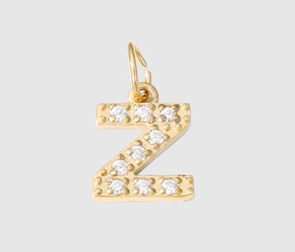18K Yellow Gold Plated Initial Pendant Necklace