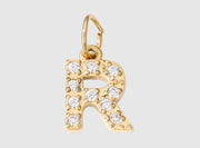 18K Yellow Gold Plated Initial Pendant Necklace