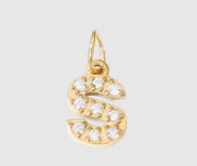 18K Yellow Gold Plated Initial Pendant Necklace