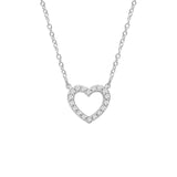 Amour 0.1ct Lab Grown Diamond Necklace | 9CT Yellow/White Gold