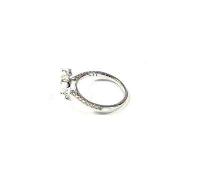 1CT Pear LAB Diamond Ring