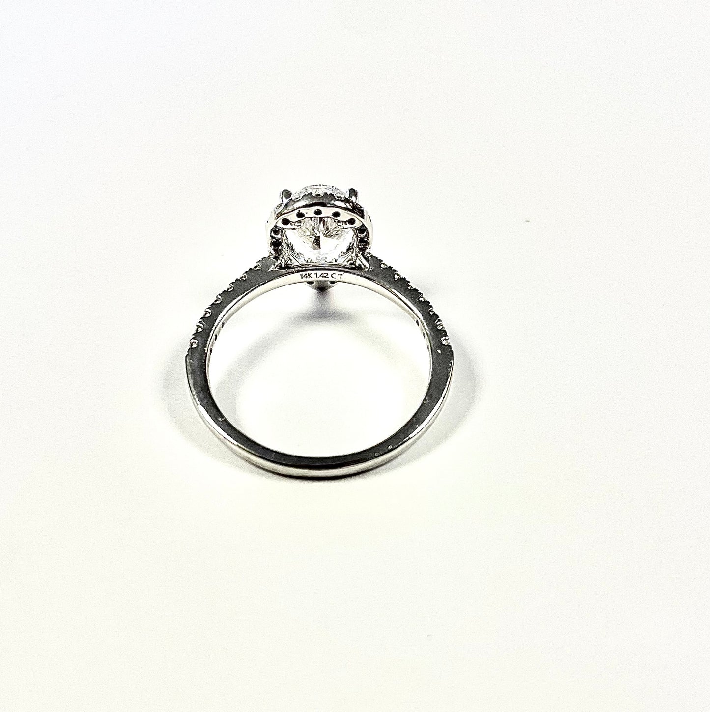 1CT Pear LAB Diamond Ring