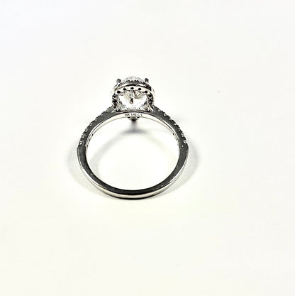 1CT Pear LAB Diamond Ring