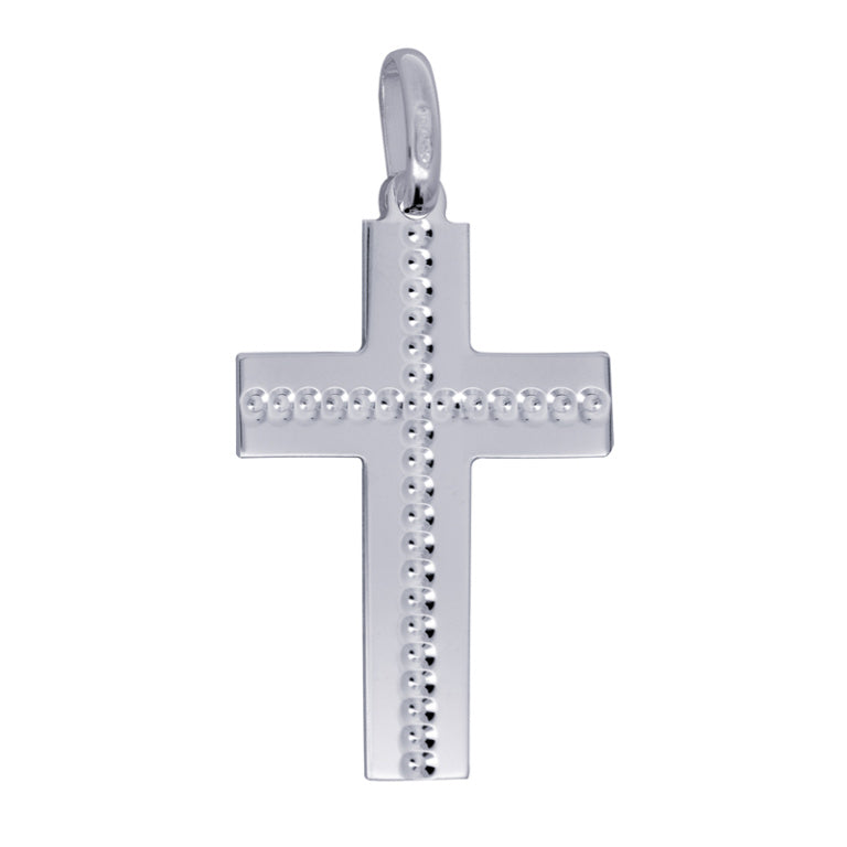 R88 – S/S Large Etched Cross