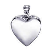 P52 – 20mm Plain Memorial Heart Locket