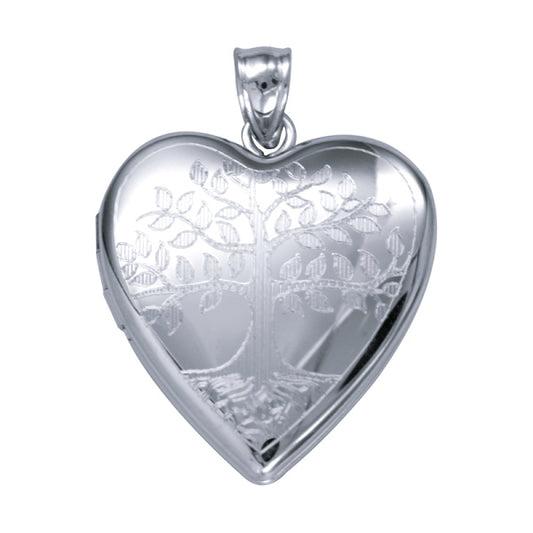 P51 – S/S 20mm ‘Tree of Life’ Heart Locket