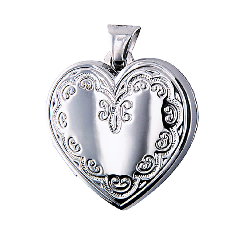 P32 – S/S 21mm Heart Locket