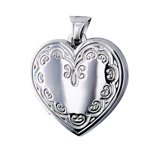 P32 – S/S 21mm Heart Locket