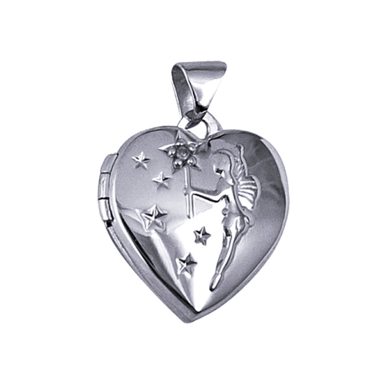 P28 – S/S 15mm Heart Locket