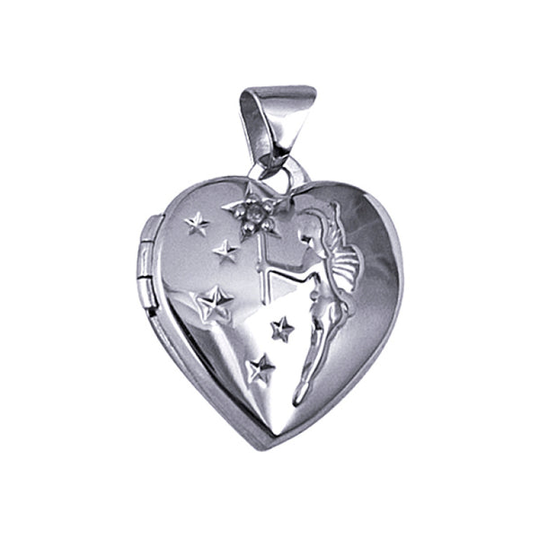 P28 – S/S 15mm Heart Locket